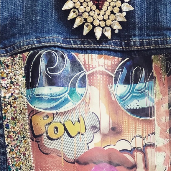 Denim Jeans Vest Size S - Picture 2 of 4